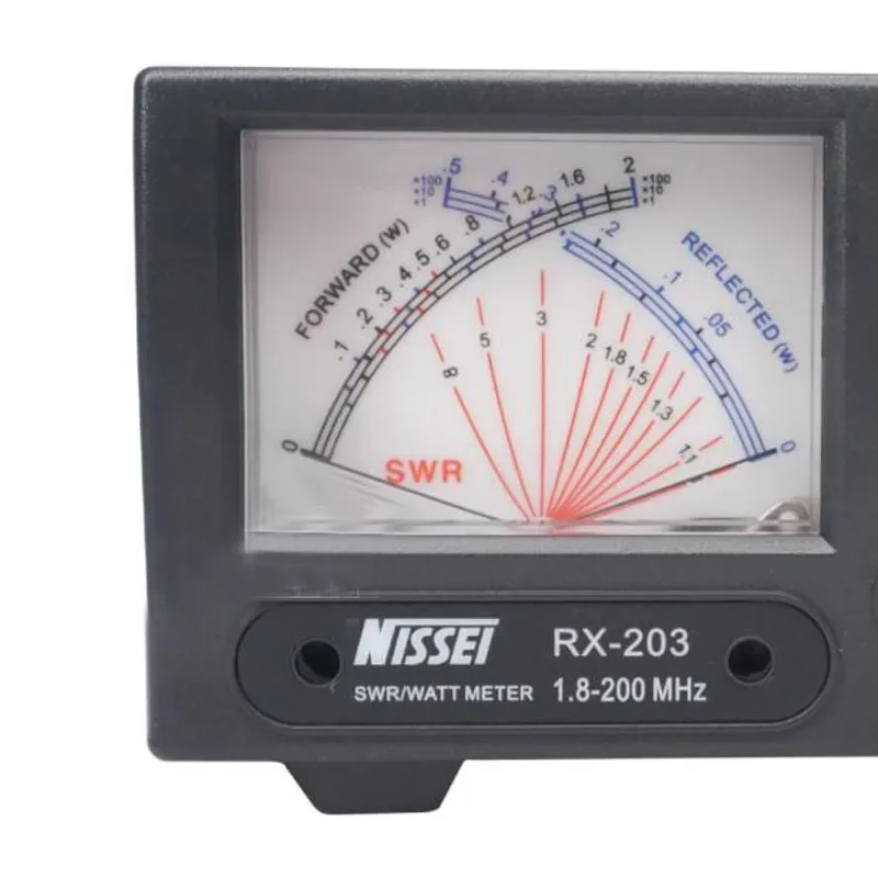 Оригинальный NISSEI RX-203 SWR/ваттметр 1 8-200 МГц коротковолновый УФ-стоящий RX203 цифровой