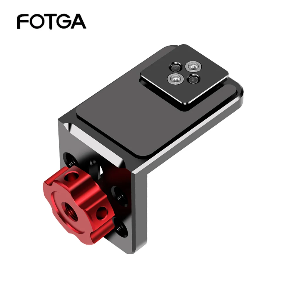 

FOTGA 1/4 Cold Shoe Mount Holder for DJI Ronin RSC2 Gimbal Stabilizer Expansion Wireless Video Image Transmission System Bracket