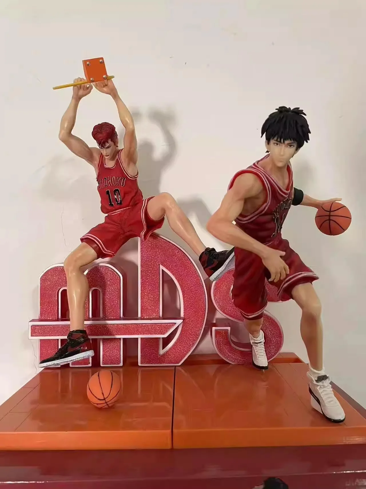 Фото Горячее аниме Slam Dunk Five дополнительная модель статуя Сакураги Ханамичи фигурки Коллекционное украшение для рабочего стола орнамент Рождественский подарок №3