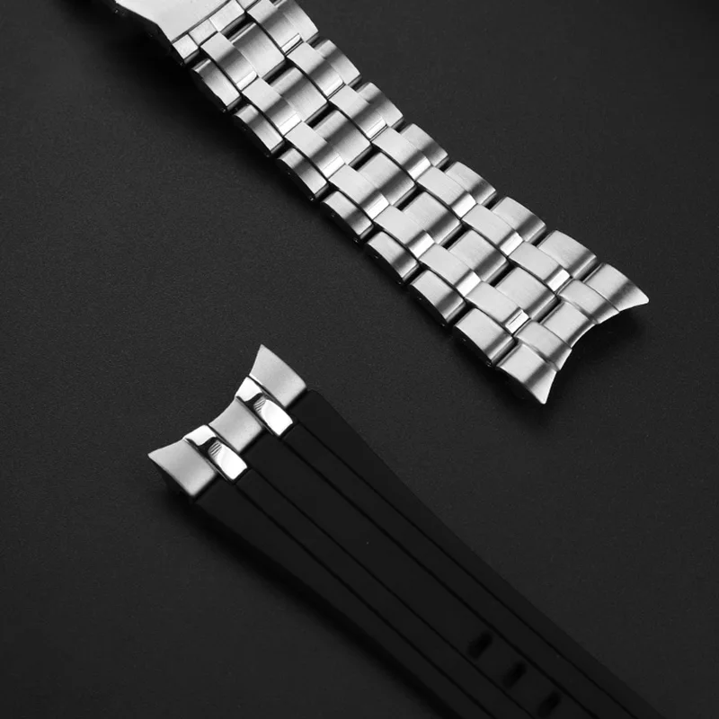 Силиконовый браслет для Citizen Sky Eagle JY8051-59E-08E JY8050 ремешок часов из нержавеющей стали