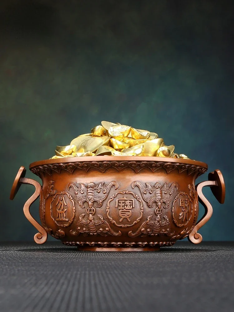 Статуэтки из чистой меди однотонное украшение коргуфона в китайском стиле для