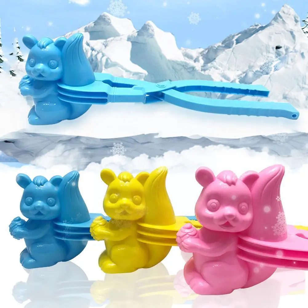 

Зажим для шариков в форме животных, детская пластиковая форма для зимнего песка, инструмент для тренировок на открытом воздухе и занятий сп...