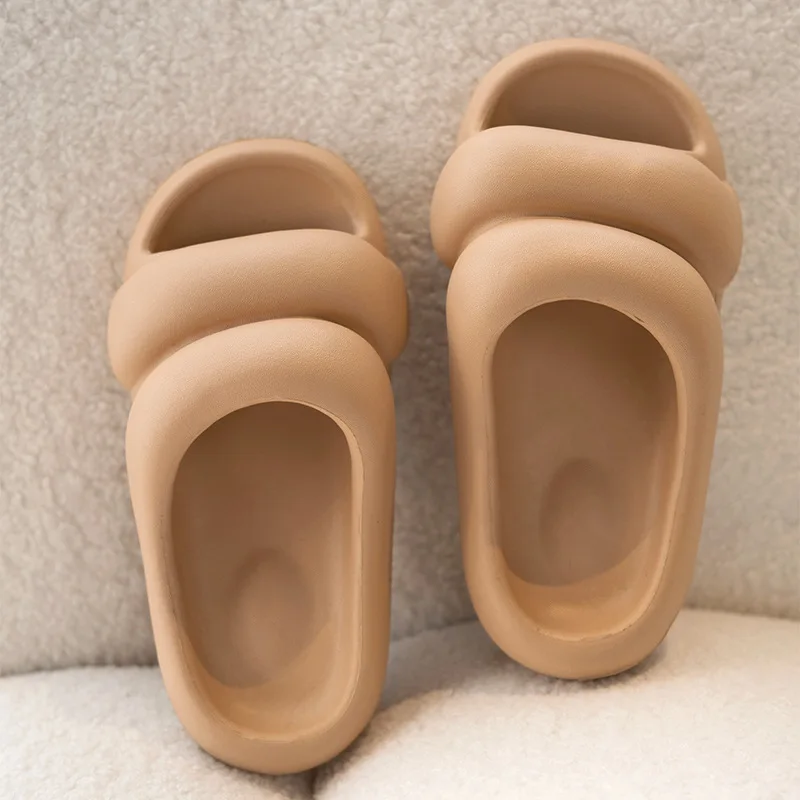 Summer Women's Slides Simple Leisure Design Fashion Platform Soft Non-Slip Sandals 2023 New Open Toe Indoor Bathroom Slippers
