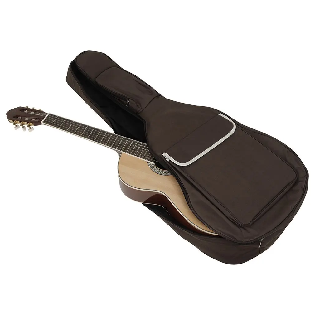 

40/41 дюймовый Чехол для гитары полностью мягкий водонепроницаемый чехол для гитары мягкая музыкальная Акустическая классическая сумка с ка...