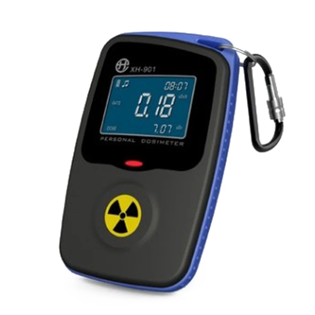 

XH-901 Body Nuclear Radiation Detector Dose Equivalent X γ β Rays Detector LCD Color Display Electromagnetic Radiation Detector