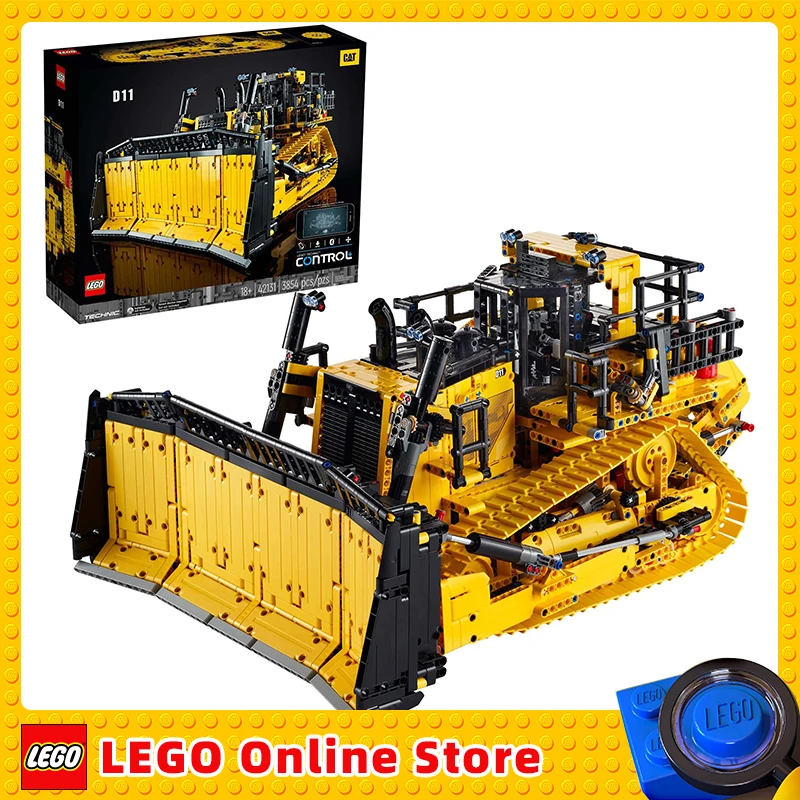 LEGO & Technic App-Controlled Cat D11 Bulldozer 42131 A True-to-Life Replica of an Iconic Construction Machine (3854 Pieces)
