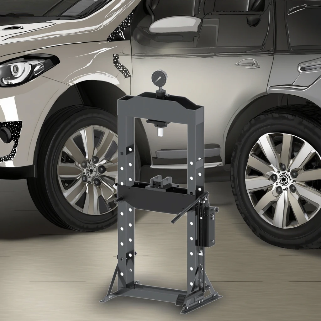 Nanfang Machinery NF-2022B 20T Пневматический ручной пресс 160 мм Рабочий диапазон для