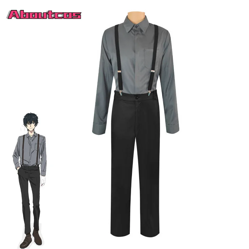 Aboutcos Anime Takt Op. Destiny Takt Asahina Cosplay Shirt Pants Shoulder Straps Cos Anime Men Halloween Costume Custom-made