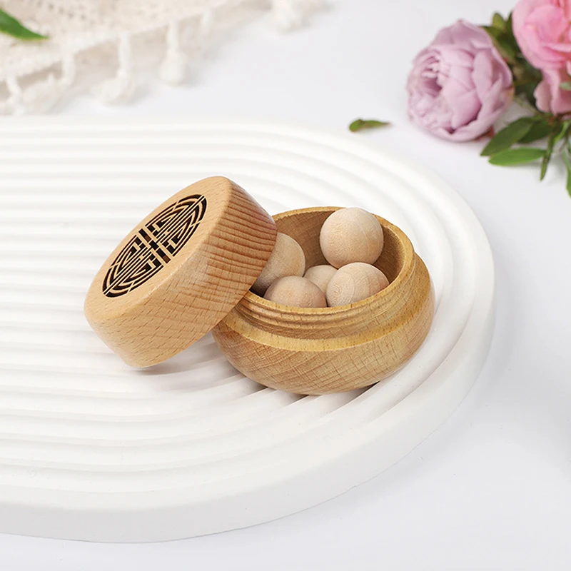 Деревянный диффузор для ароматерапии автомобильный освежитель воздуха круглая