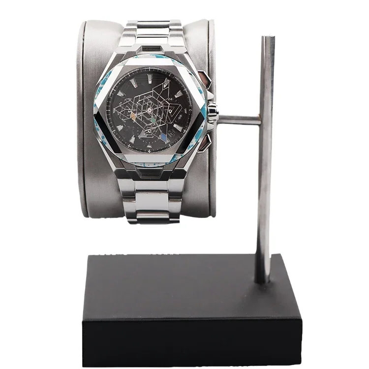 Роскошные мужские часы на заказ материал из нержавеющей стали светящиеся