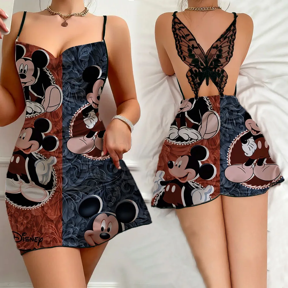 2024 новое летнее женское спальное платье модная сексуальная очаровательная