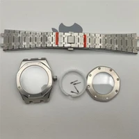 42mm diving watch case assembly ap waterproof mechanical watch case strap bezel set for nh35nh364r354r36 movement