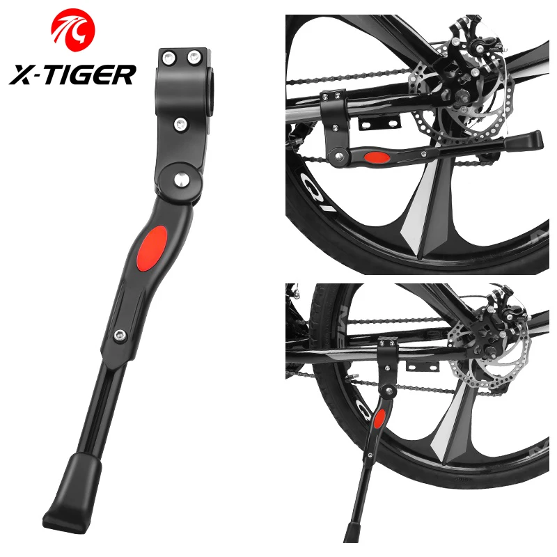 

Регулируемая подставка для велосипеда X-TIGER, стойка для горных и дорожных велосипедов, гибкая рулевая подставка с боковой ножкой