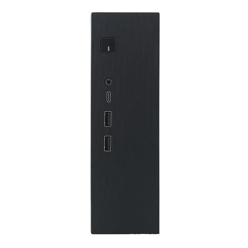 Фото (DT37) M09 HTPC Корпус для мини-ПК Mini ITX, блок питания постоянного тока, промышленный корпус для управления, корпус для домашнего настольного компьютера №3