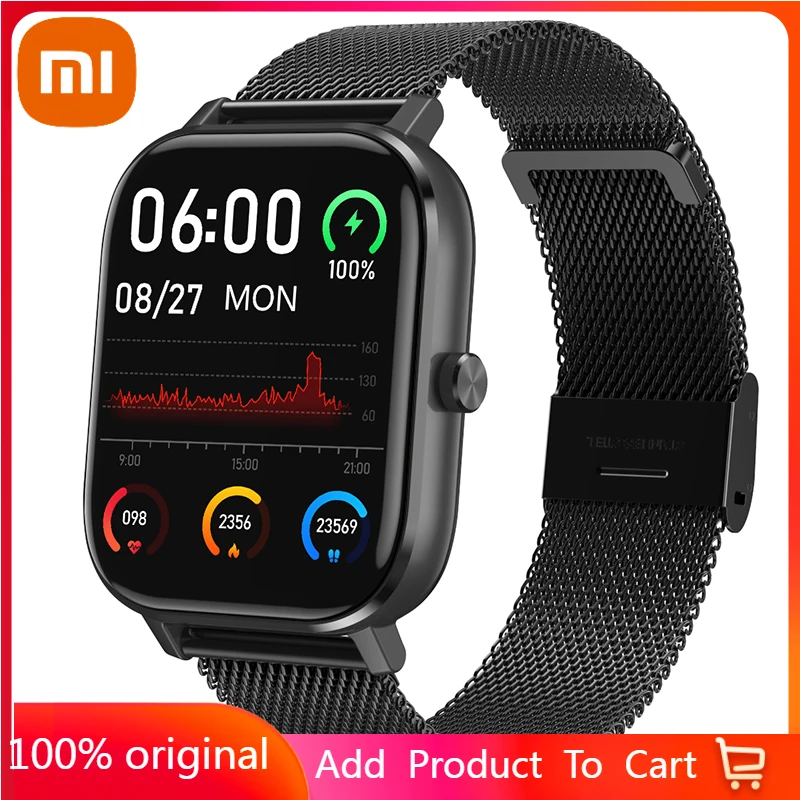 

Xiaomi Reloj Inteligente Smart Watch Men Android IP68 Waterproof Smartwatch Women Bluetooth Call Smart Watch For IOS Iphone