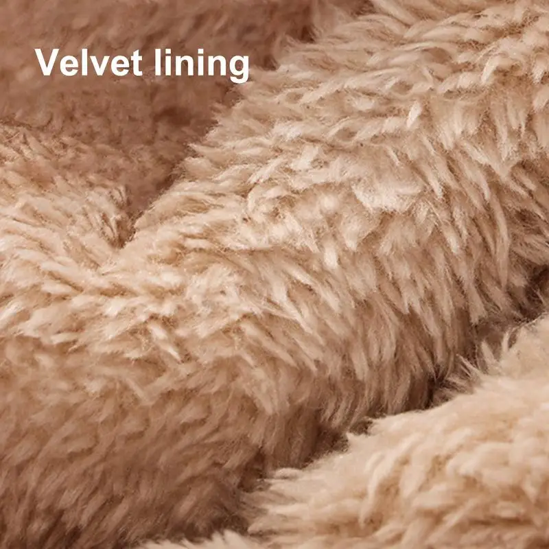 Детские зимние перчатки Нескользящие уличные с милым медведем плюшевые