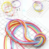 5m 2mm round elastic bands candy color band rubber rope girls hair cord for kid%e2%80%98s diy jewelry sewing accessories