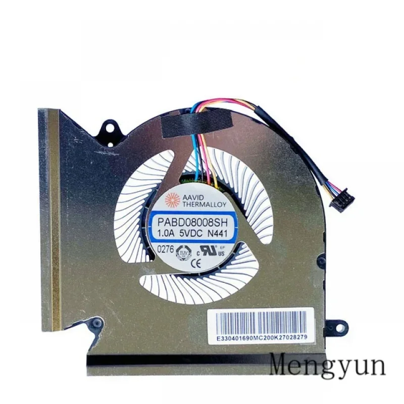 Вентилятор охлаждения процессора ноутбука для MSI GE66 RaidH 10UG 10UE 11UH 11UG GP66 Leopard 10UH 11UEer