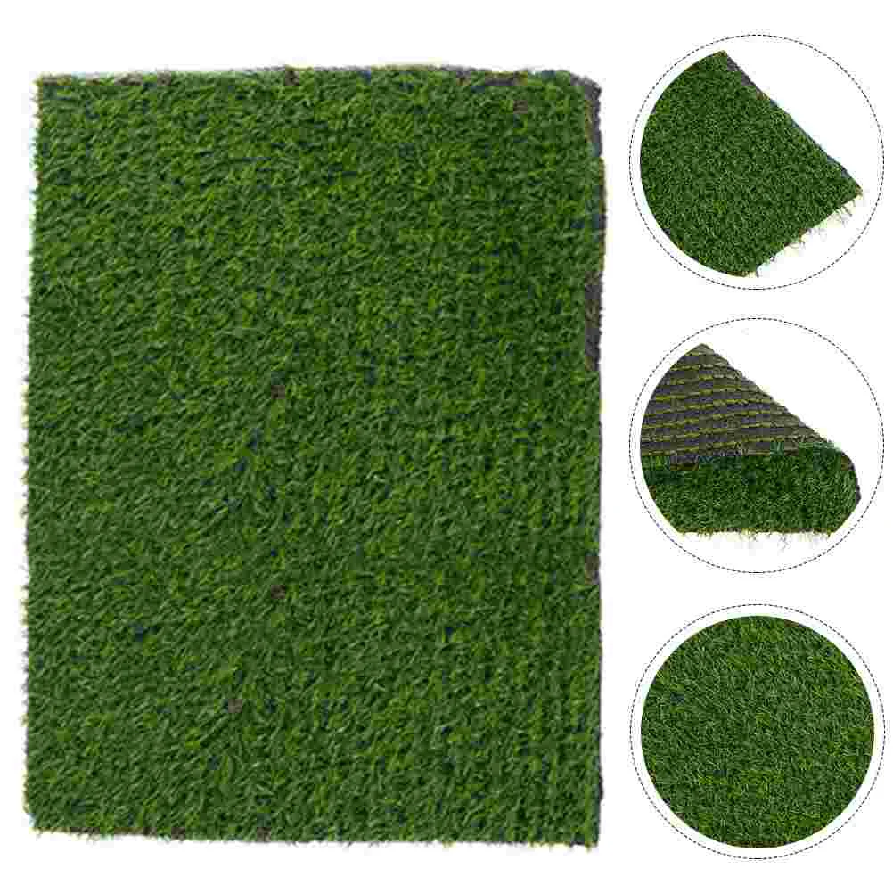 

2 Pcs Chicken Laying Mat Nest Box Cushions Washable Nesting Pad Fish Tank Decor Garden Fake Grass Pads Mats Bedding