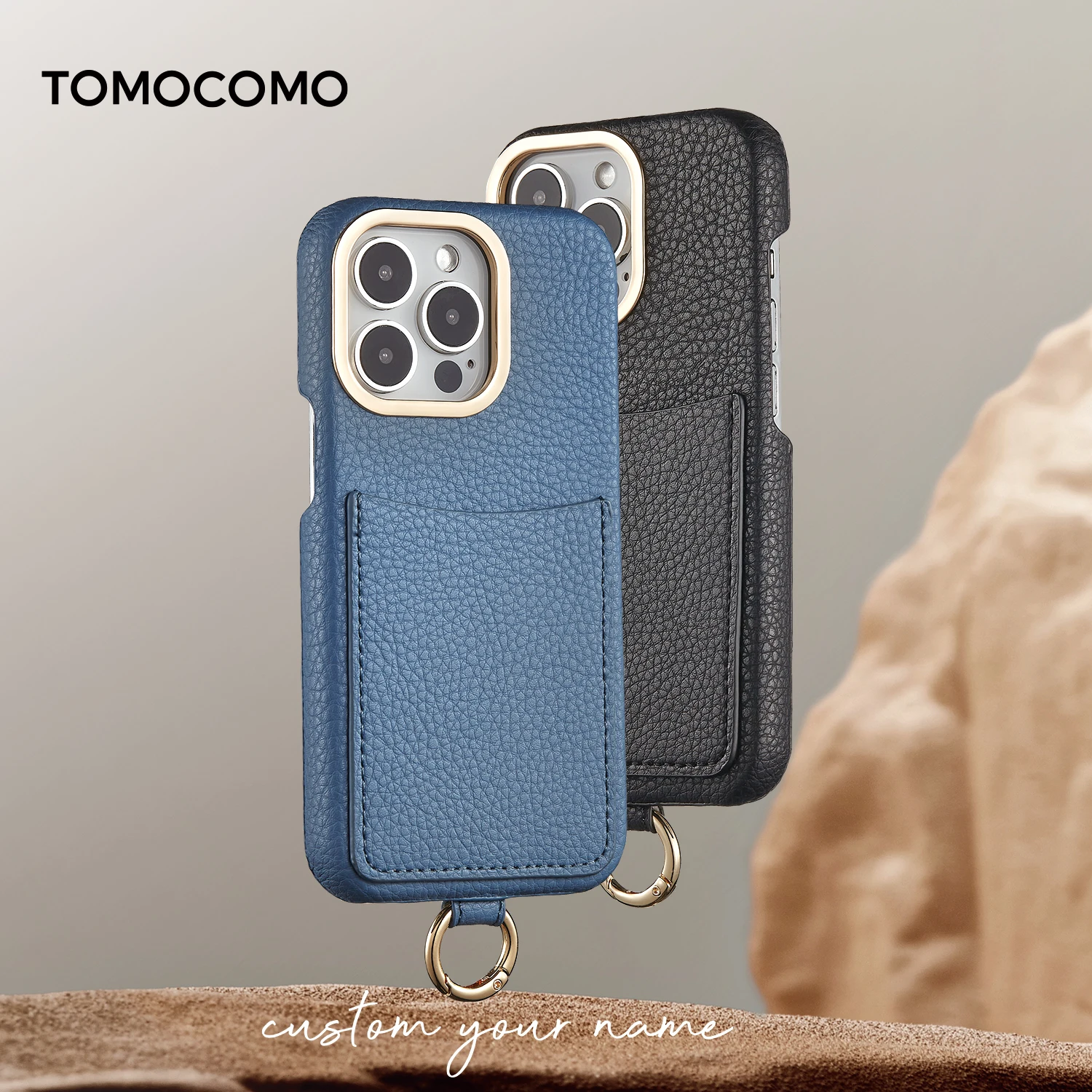 

Business Lanyard Strap Card Holder Leather IPhone Case For iPhone 14 14ProMax 14Plus 13 Feminine Crossbody Protective PhoneCover