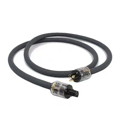 Высококачественный фирменный Hi-Fi аудио шнур питания США/ЕС силовой кабель из