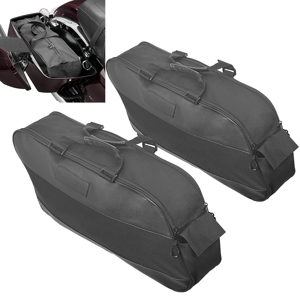 Сумка на седло для мотоцикла чемодан с подкладкой Harley Touring Road King Electra Street Glide Ultra Tour