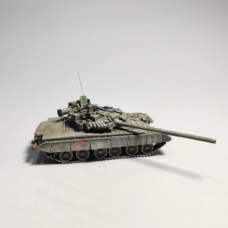 

1:72 Scale Plastics T-80BV Toy Tank Chariot Model Militarized Combat Track Type Classics Nostalgia Adult Souvenir Gifts Display