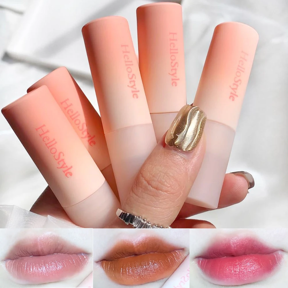 

Moisturizing Lip Gloss Waterproof Lip Tint Mud Korean Cosmetic Lipstick Lipgloss Long Lasting Korean Makeup for Women Girls