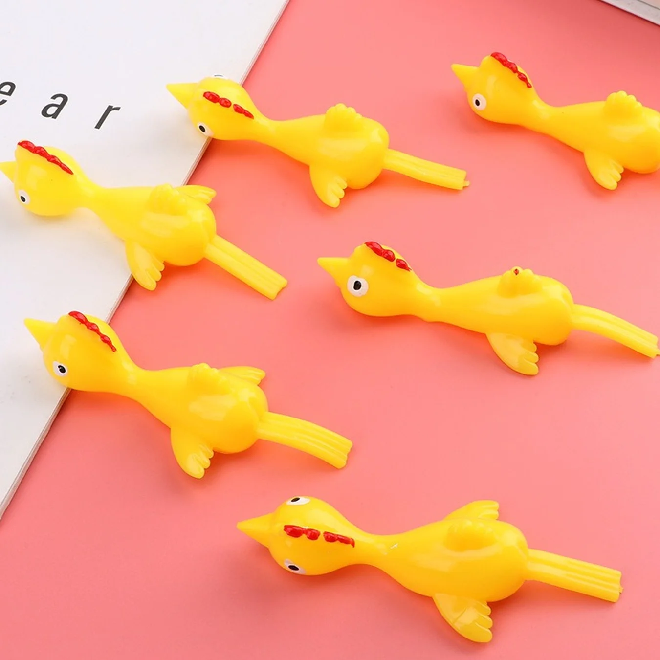 Hot Catapult Launch Turkey Tricky Slingshot Chick Practice Chicken Elastic Flying Finger Bird Sticky Decompression Children Toys