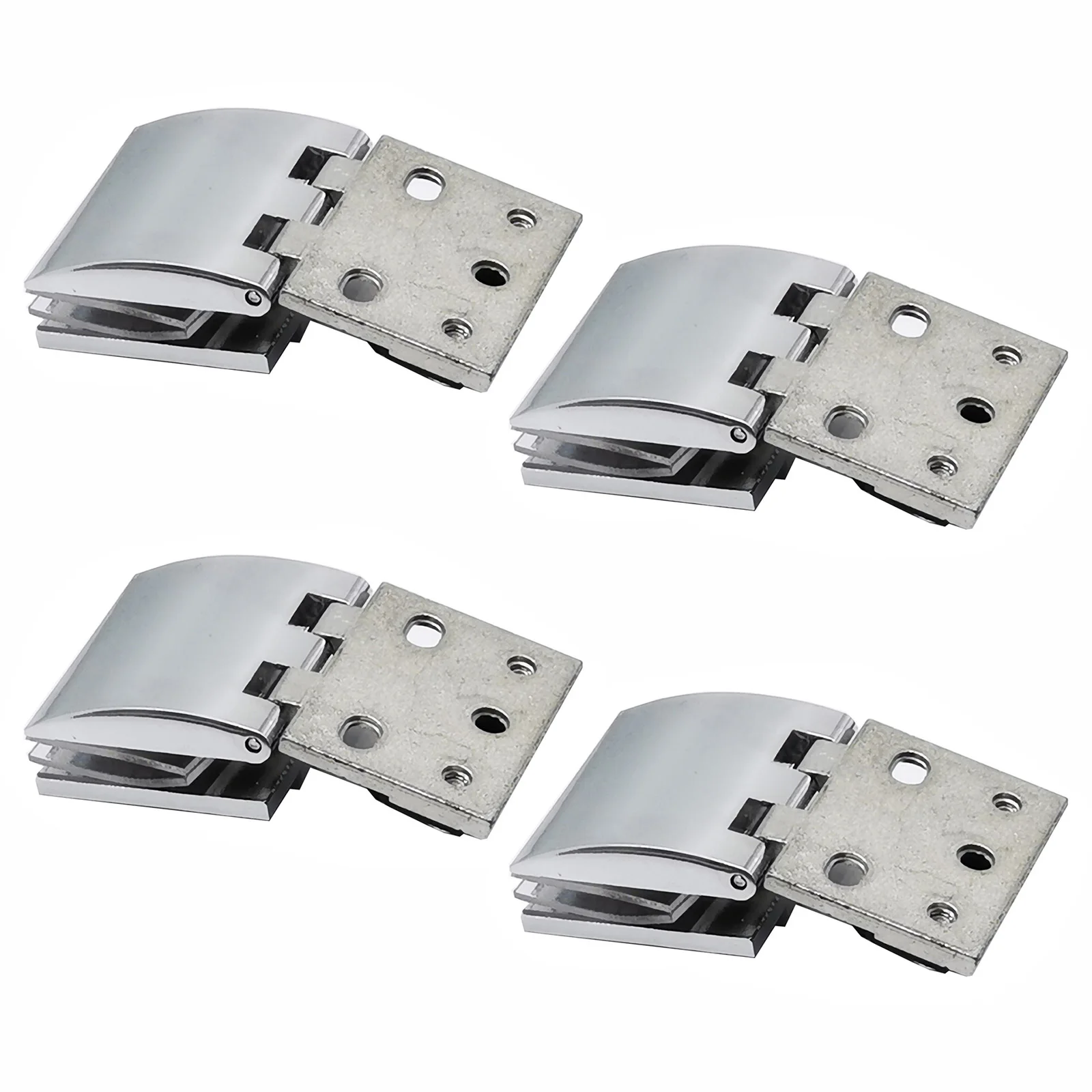 

Glass Door Hinge Wine Cabinet Door Hinge Perforated Glass Flat Door Hinge 90 Degree Furniture Door Zinc Alloy Hardware