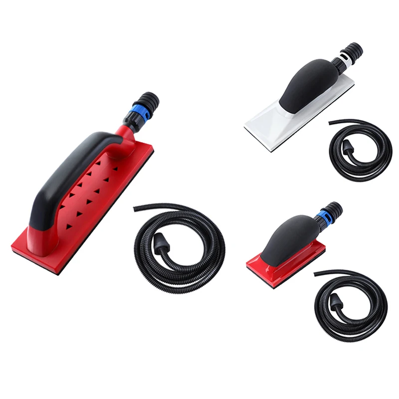 

Dust Free Sanding Pad Hook and Loop Hand Grinding Block Vacuum Sandpaper Holder for Wood Drywall Polishing