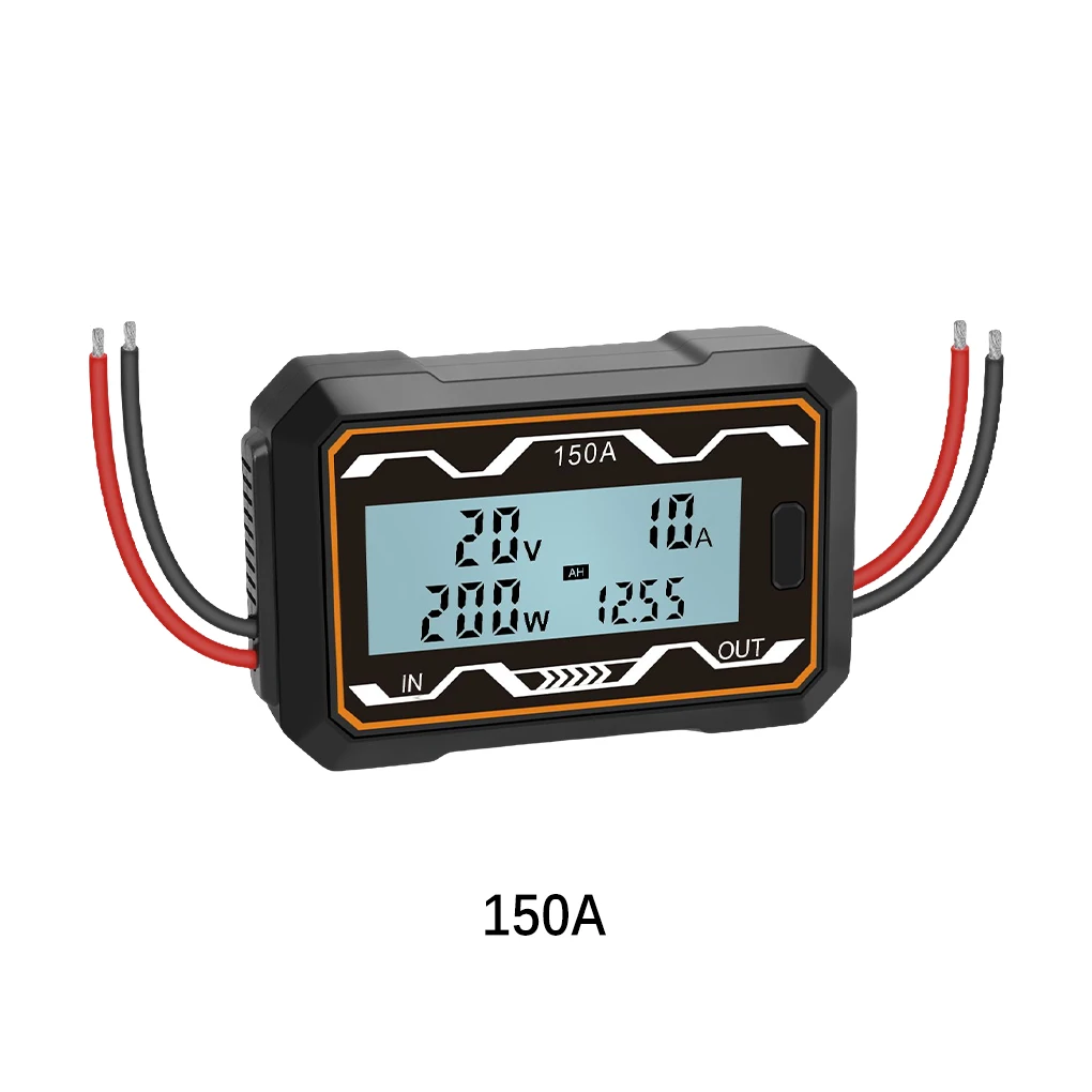 

1 2 3 Watt Meter Power Analyzer Electric Supplies Large Screen Compact Size Long-lasting Amp Meters Electricity Detector 150A