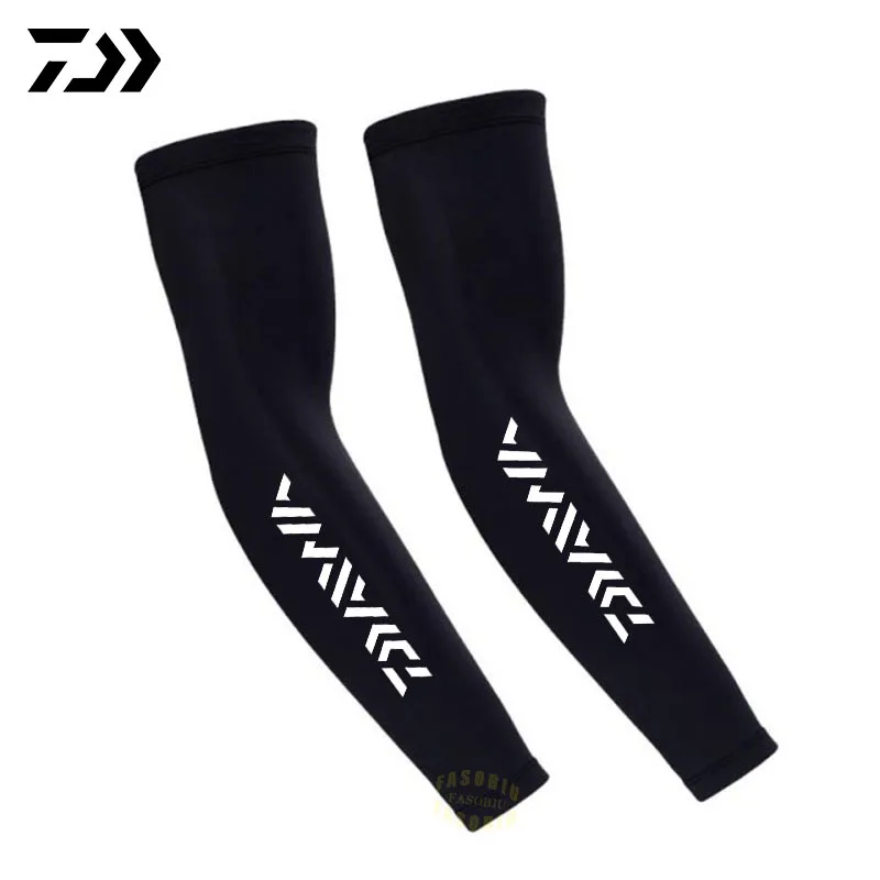 

Men's Women Summer Fishing Sleeves Arm Cover Outdoor Cycling Sports Sunscreen Anti Slip Ice Silk Breathable Soft Sleeves