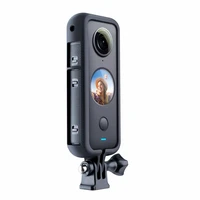 panoramic camera frame side cooling border protective case fixed bracket for insta360 one x2 x 2 accessories