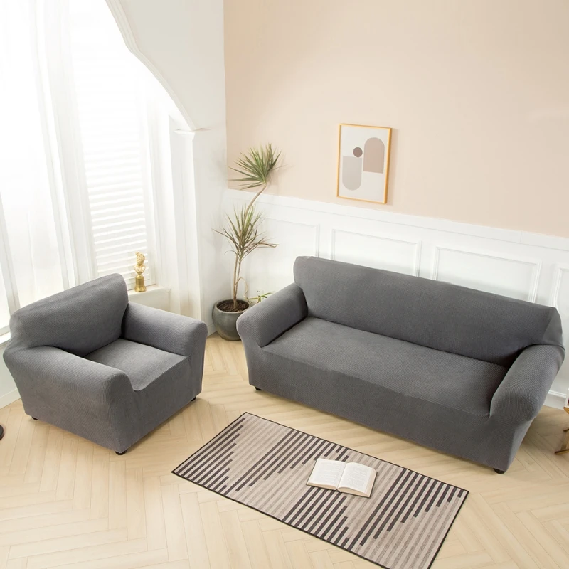 

Couch Covers Sofas 1/2/3/4 Seaters Protector For Living Room Extendable Plaid Armchairs Waterproof Armrests Chaise Longue.