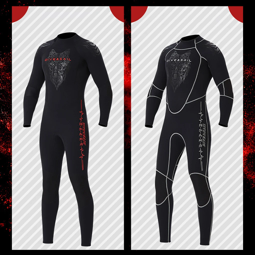 

Водонепроницаемый гидрокостюм для дайвинга 3 мм, износостойкий водонепроницаемый гидрокостюм, противоударный качественный материал, цвет ...