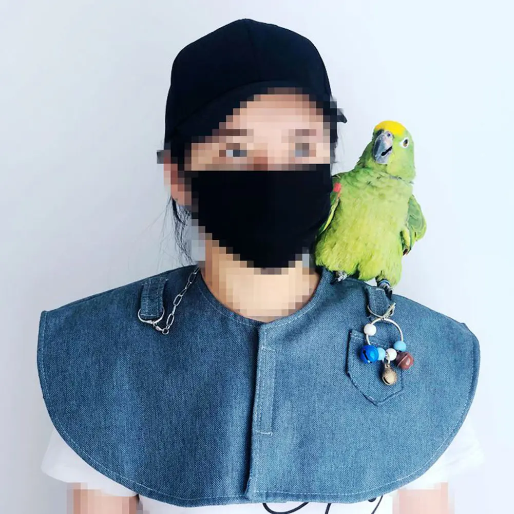 

Защитный Браслет на ногу из джинсовой ткани, интерактивный анклет для игр, Защита плеч попугая, утолщенный многофункциональный, защита от ц...