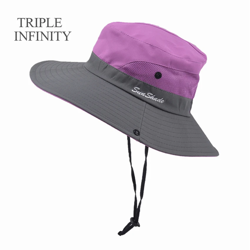 Fashion Summer Large Bucket Hat Women 
