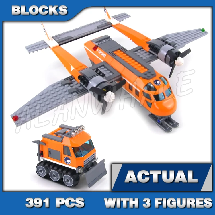 

391pcs Arctic Supply Plane New 10441 DIY Building Blocks Children Sets Bricks Kits Compatible with Model