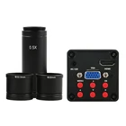 Новый цифровой видеомикроскоп SONY IMX307 с CMOS-датчиком 1080P HDMI VGA промышленная камера + 0,5x искусственная 30 мм 30,5 м кольцо