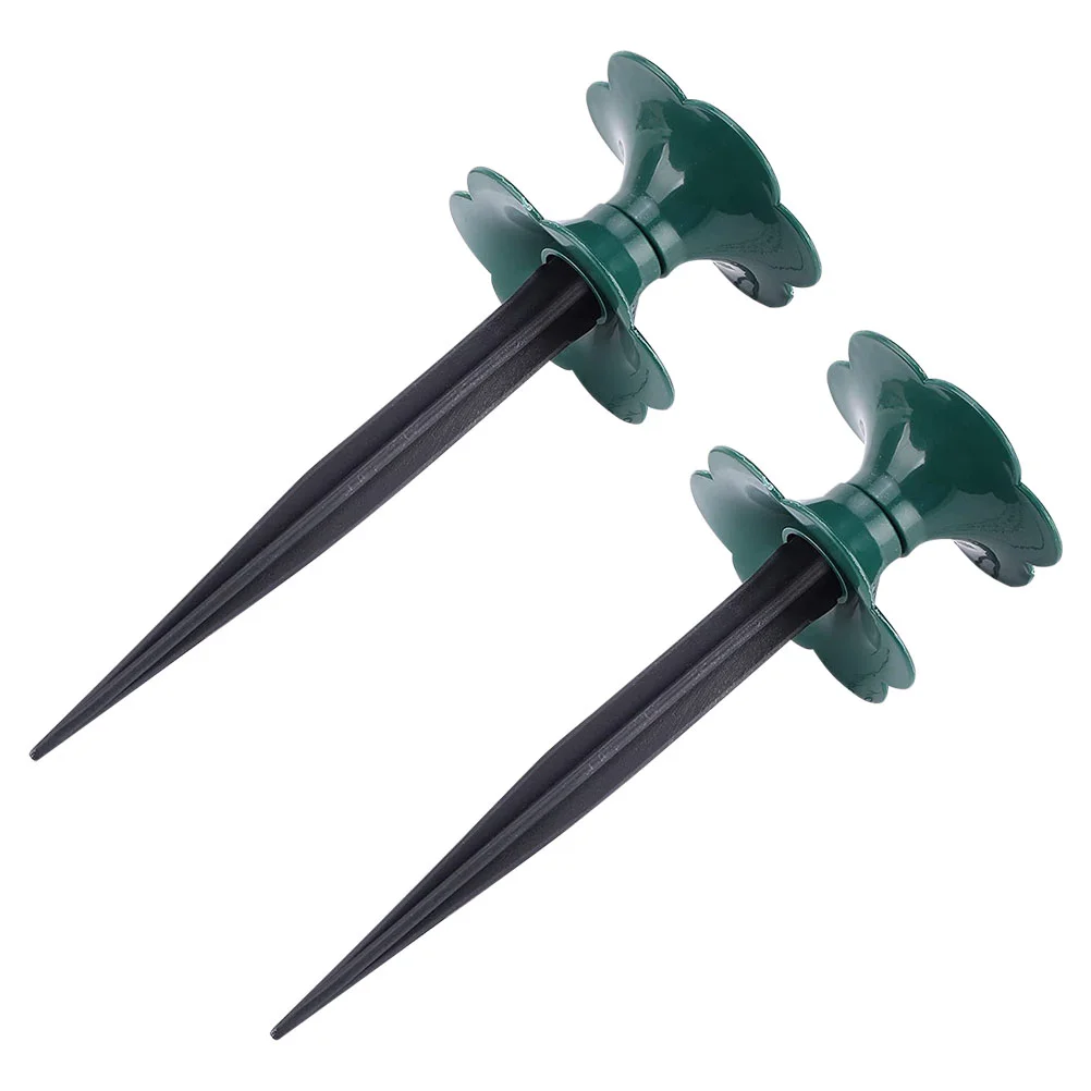 

2 Pcs Hoses Garden Watering Equipment Heavy Duty Hose Garden Pipe Holder Water Hose Holder Plastic Hose Spike Bracket