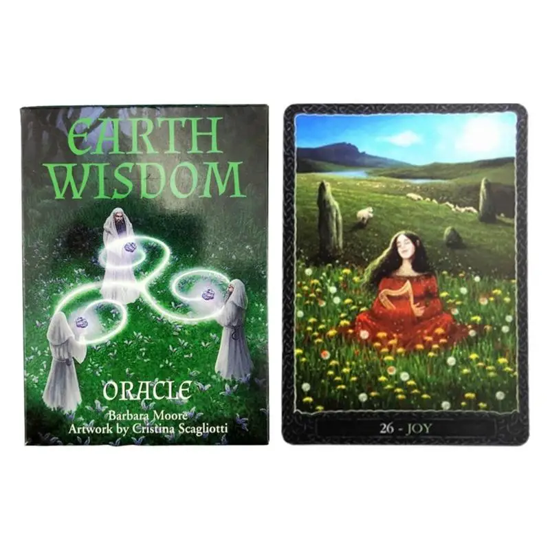 

Earth Wisdom Oracle Cards Full English Version Cards Deck Tarot Fun Party Essential Board Game