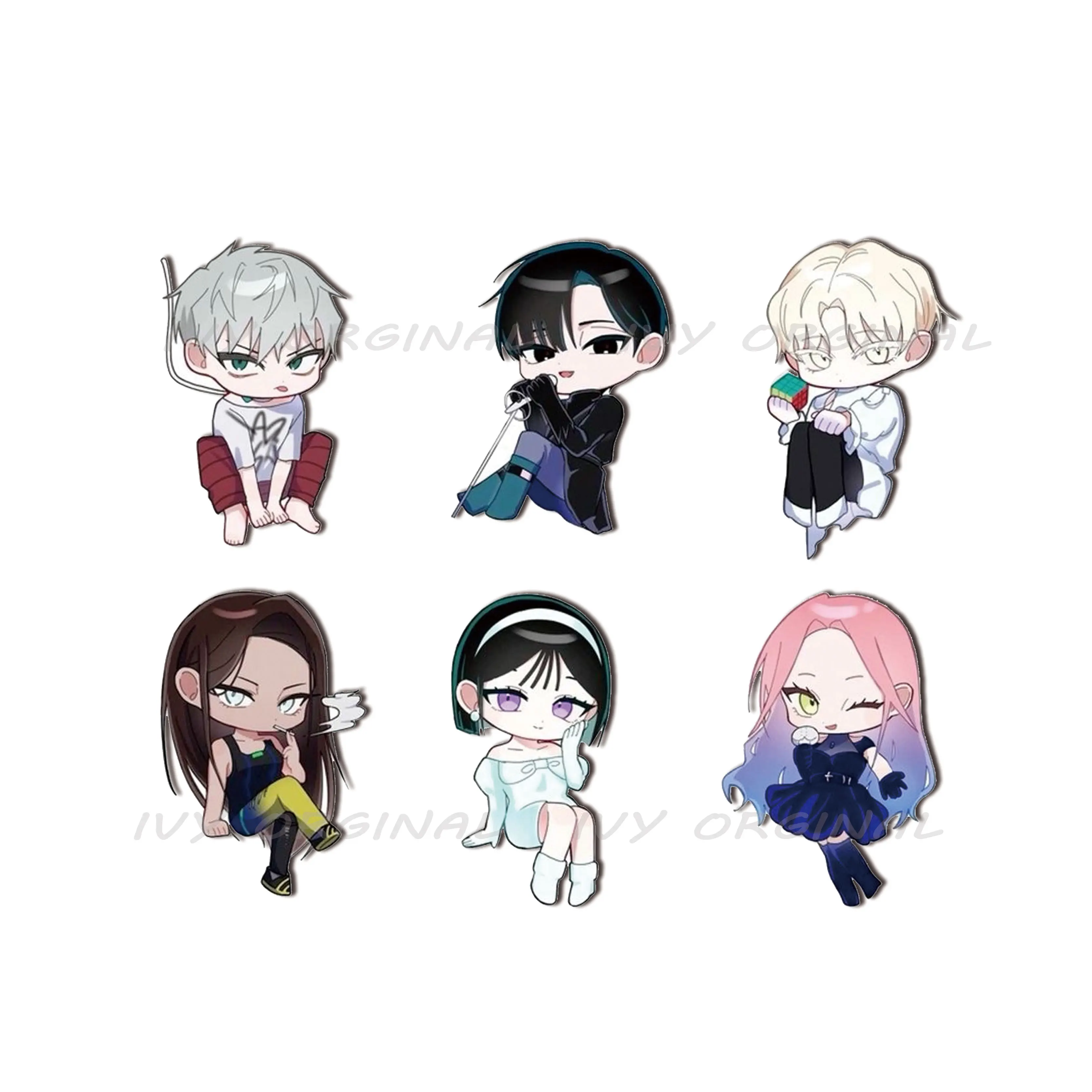 Броши-булавки с изображением инопланетянина для аксессуаров сумка Arcylic Alien Stage IVAN