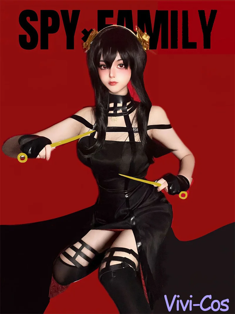 

Костюм для косплея Vivi-Cos из аниме спайдж×family Yor Forger, сексуальная одежда, униформа комикс с Хэллоуином, новая модель