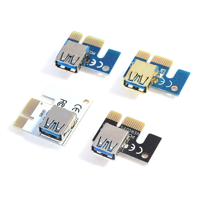 

2PCS PCIE 1X to16X PCI-E 1X to USB to Video Graphics Card PCI-E Extension Card