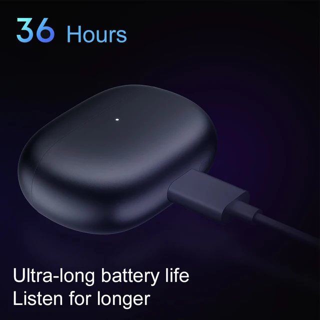 Xiaomi Redmi Buds 4 Pro TWS Earphone Bluetooth 5.3 Active Noise Cancelling 3 Mic Wireless Headphone 36 Hours Life For Xiaomi 12 6