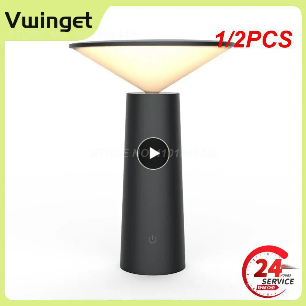 

Современная настольная лампа, USB-лампа для спальни, чтения, книги, фотолампа с сенсорным датчиком для кабинета, 1/2 шт.