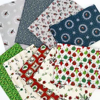 korean bottom cloth soft cartoon cotton handmade diy fabric plain christmas sparrow series sewing patchwork children african