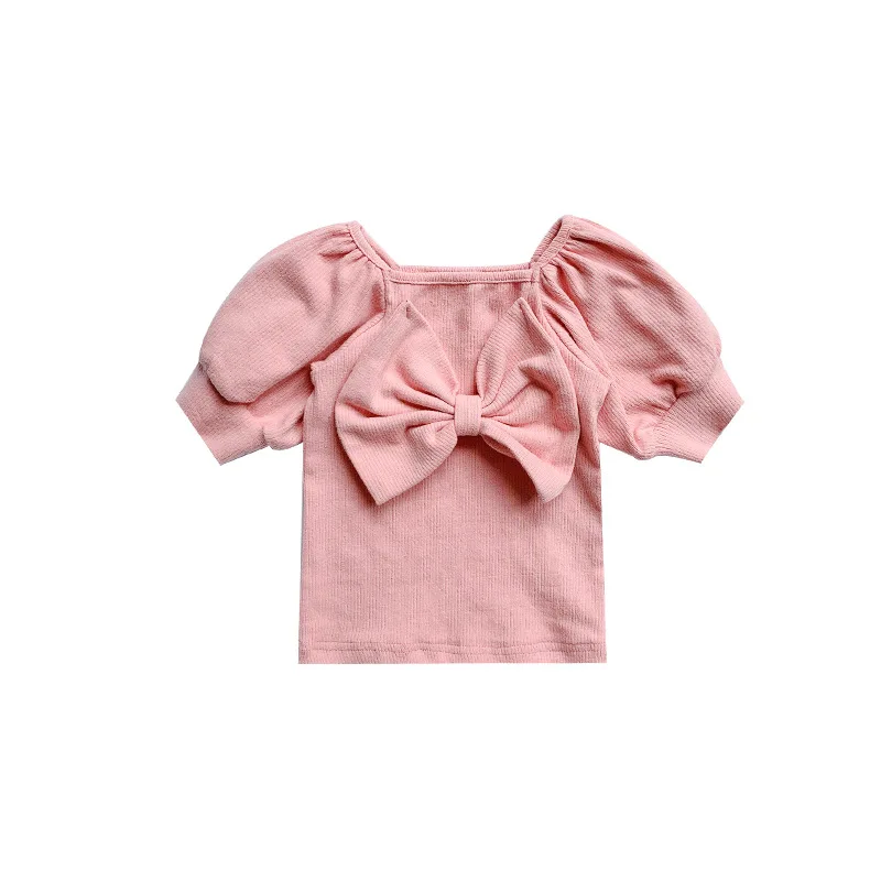

2022 Summer New Fashion Comfortable Casual Girls Short-sleeved Korean Version Kids T-shirt Little Girl Bottoming Shirt Fashion