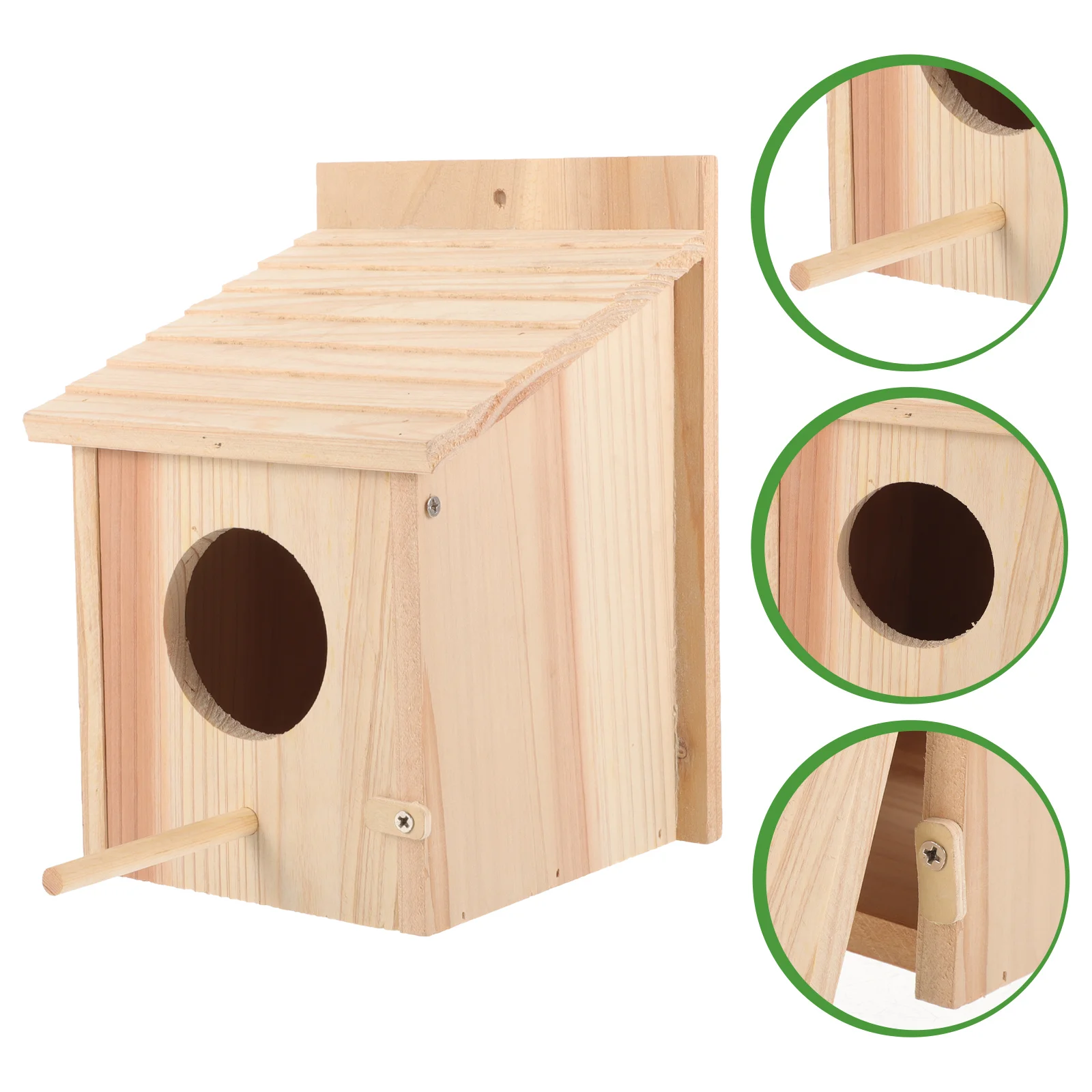 BEEHIVE BIRDHOUSE выключатель света объемный декор в виде птичьей клетки натуральный